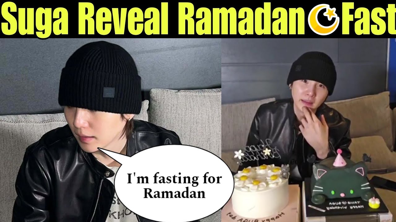 Suga Revealed Ramadan Fast ☪️ BTS Suga Confirm Muslim Religion Ramadan Fast in Weverse LIVE 🔴 #suga