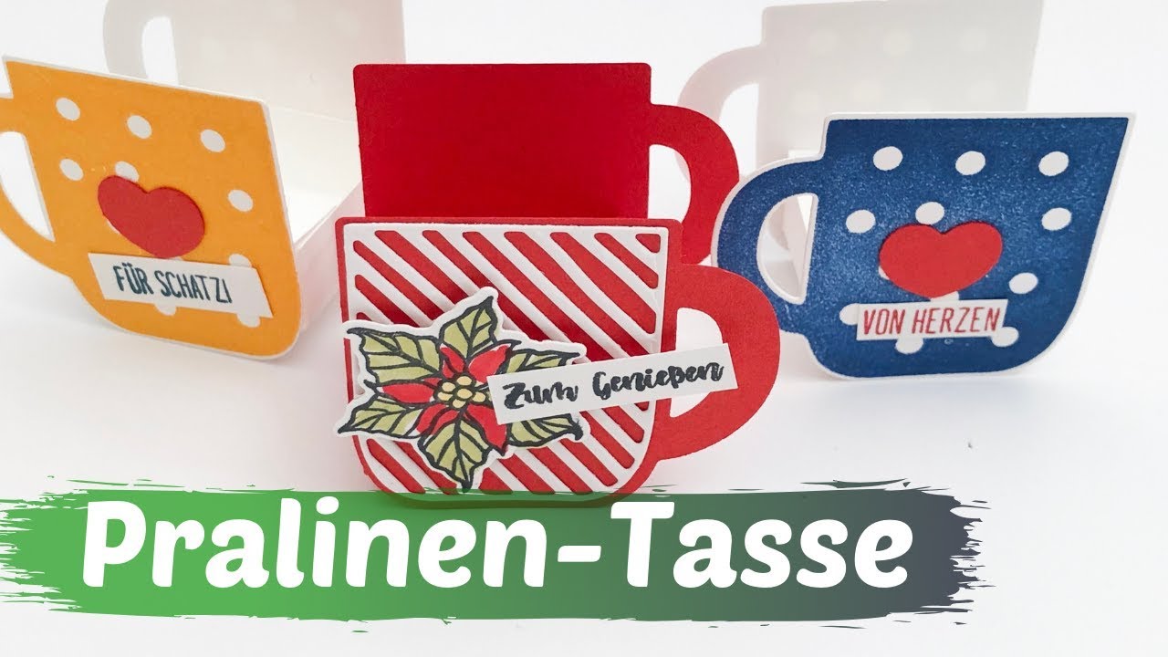 Mini-Tasse für eine Praline ⎮Wendestempel ⎮neues Stampin' Up! Produkt 2019