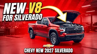 2027 Chevy Silverado 1500 Is Here — New V8s, Fresh Design & the Hybrid Mystery
