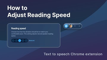 🏃‍♂️ How to Adjust Reading Speed in Readvox Text-to-speech extension