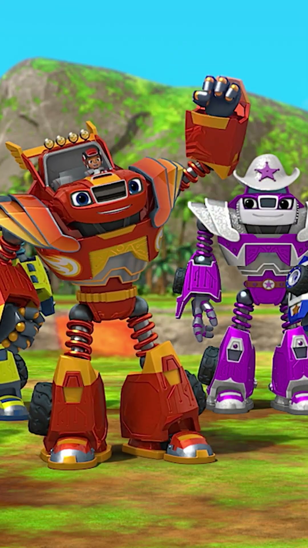 Blaze y Los Monster Machines | ¡Zeg es una bola de demolición! #Shorts