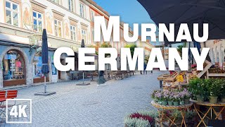 Murnau am Staffelsee GERMANY • 4K 60fps ASMR Real Time Virtual Walking Tour