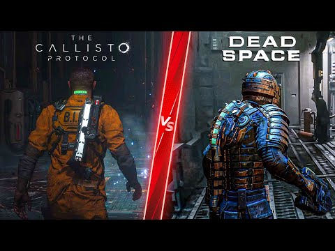 The Callisto Protocol vs Dead Space Remake - Direct Comparison! Attention to Detail & Graphics!