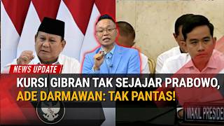 Posisi Duduk Gibran Tak Sejajar Prabowo di Sidang Kabinet, Pakar Sebut Langgar UU Keprotokolan!