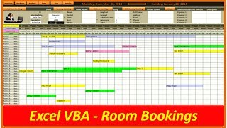 Hotel and Room Bookings - VBA Excel screenshot 4