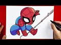 How to Draw Spiderman - Art for Beginners