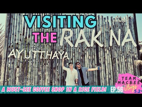 RAK NA AYUTTHAYA - A must-see Instagrammable Cafe and Restaurant on a Rice Field | Team MacBee