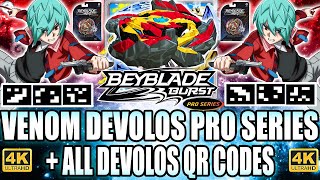 QR CODE VENOM DEVOLOS PRO SERIES QR CODE ALL DEVOLOS QR CODES BEYBLADE BURST CÓDIGOS DE BEYBLADE