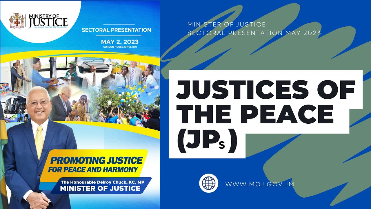 Sectoral Presentation 2022/2023 - Justices of the Peace - YouTube