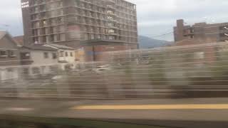 車窓風景　原田駅ー二日市駅　ＪＲ九州　鹿児島本線　２０１６年２月１２日