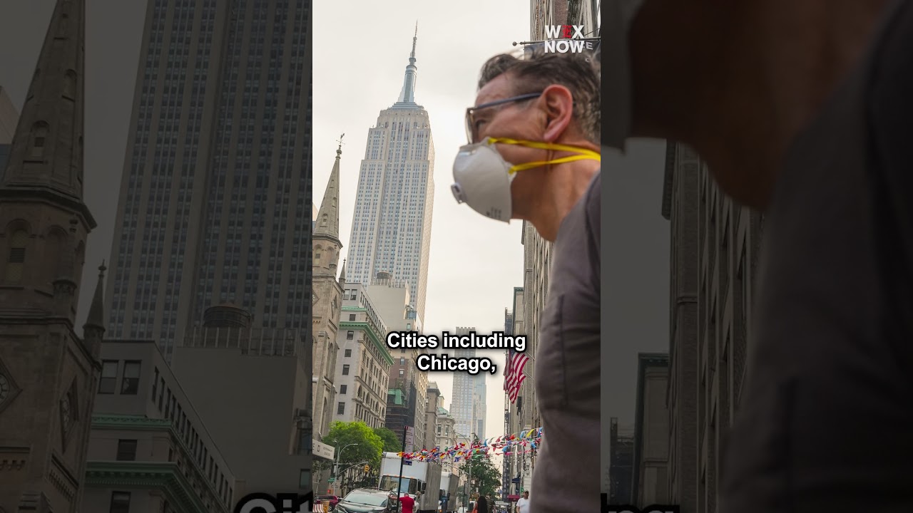 DC air quality reaches severely polluted levels from Canadian wildfire smoke