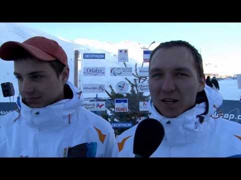 Slovakia's Miroslav Haraus won the men's super combined visually
impaired World Cup in Tignes