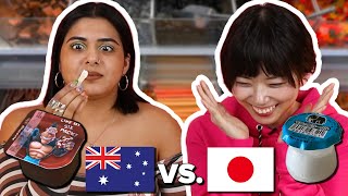 Aussie Vs. Japanese Childhood Snack Swap