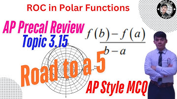 AP Precalculus Review | Topic 3.15 | Rates of Change in Polar Functions