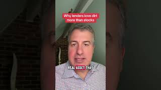 Why lenders love dirt more than stocks #privatelending #highincome #passiveincome #realestateagent