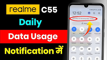 Realme C55 Me Daily Data Usage Kaise Dekhe | Realme C55 Daily Data Usage Notification
