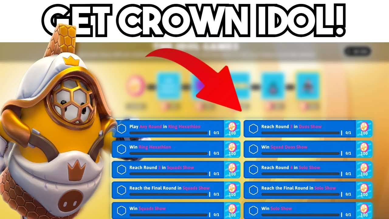 How to get the Crown Idol Skin, FAST! (Idol Games)