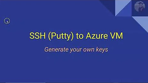 SSH with Putty to Azure VM