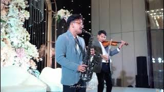 Beautiful in White - Saxophone & Violin Live Performance Cover