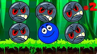 СИНИЙ ШАРИК ПРОТИВ ЧЕРНОГО ШАРИКА Противостояние Игра Red Ball