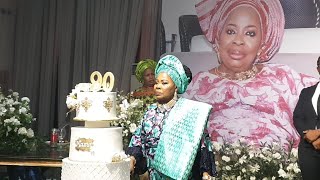 90TH BIRTHDAY PARTY OF MRS JANET ADUNNI AJAYI IN LAGOS