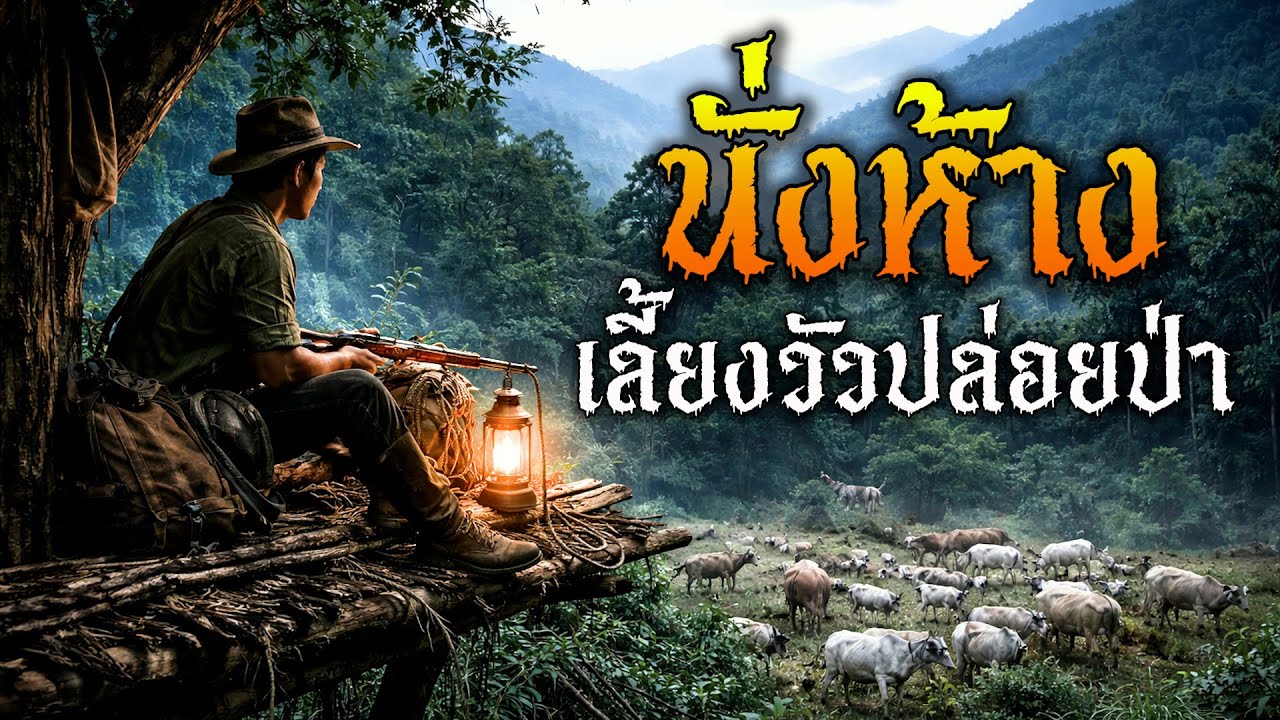 นั่งห้างเลี้ยงวัวปล่อยป่า l พระจันร์เต็มดวง