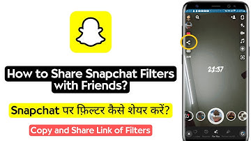 How to Share Snapchat Filter with Anyone | Snapchat par filters kaise share kare