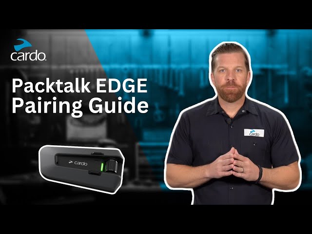 Packtalk Edge  Step By Step Pairing Guide 