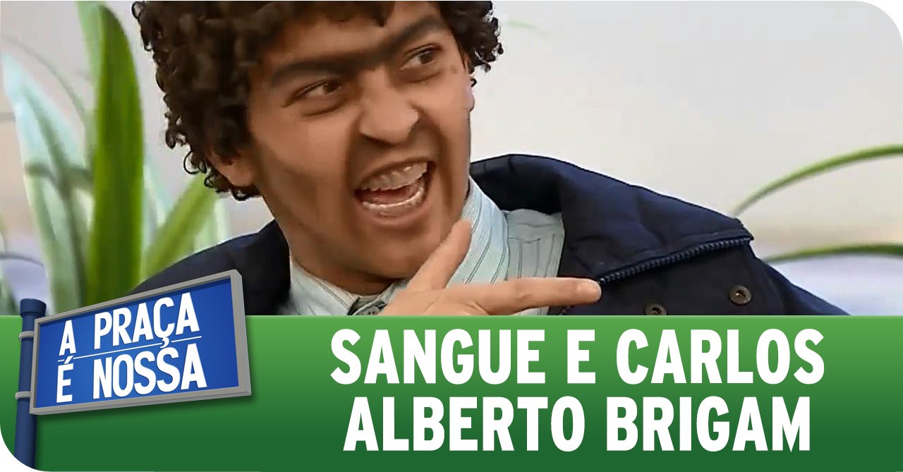 A Praça É Nossa (01/10/15) - Sangue e Carlos Alberto brigam no palco ...