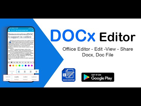 Word Editor: Docx Editor