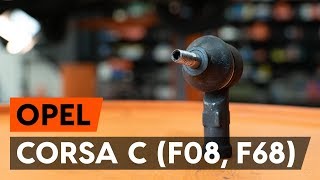 Cómo cambiar los rótula de dirección OPEL CORSA C (F08, F68) [VÍDEO TUTORIAL DE AUTODOC]