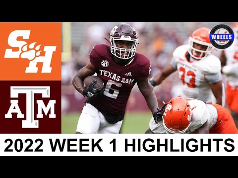 6 Texas AxM Vs Sam Houston Highlights | College Football Week 1 | 2022 College Football Highlights