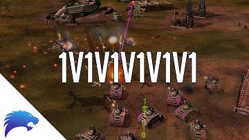 1v1v1v1v1v1 | vs FuerzaCosmica | Defcon 6 | Air Force | Generals Zero Hour