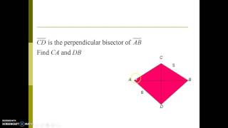 Famous Geometry Chapter 5-2 Perpendicular and Angle Bisectors Wealth