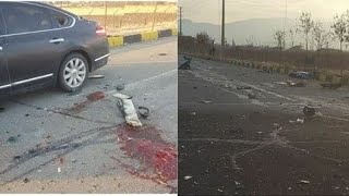 فيديو يوثق لحظة اغتيال عالم ايراني اليوم في طهران