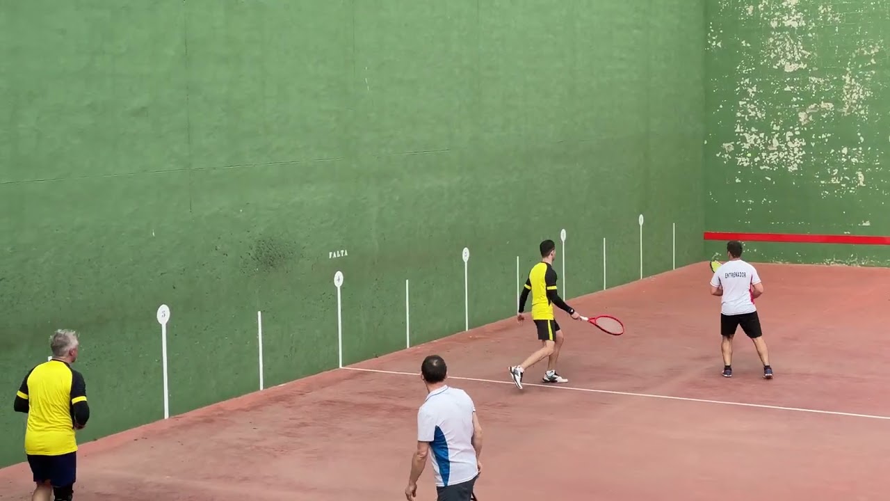 FRONTENIS-División de honor Aragonesa de bola lenta - Bodega vs C.F.Tauste 21/22 - Partido 1 set 2