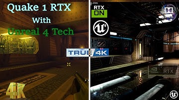Quake 1 Remake (First Map) RTX Unreal Engine 4