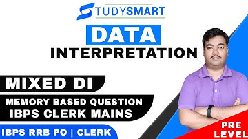 Pie Chart + Table DI Memory based question of IBPS CLERK Mains for IBPS RRB PO  & Clerk