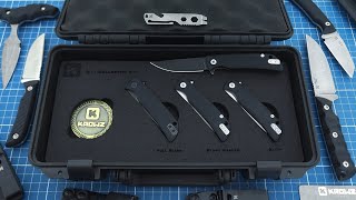 Kit de canivetes K1 Collector Kit da cutelaria Kaowz! Novas versões do canivete K1 para EDC! #Kaowz 