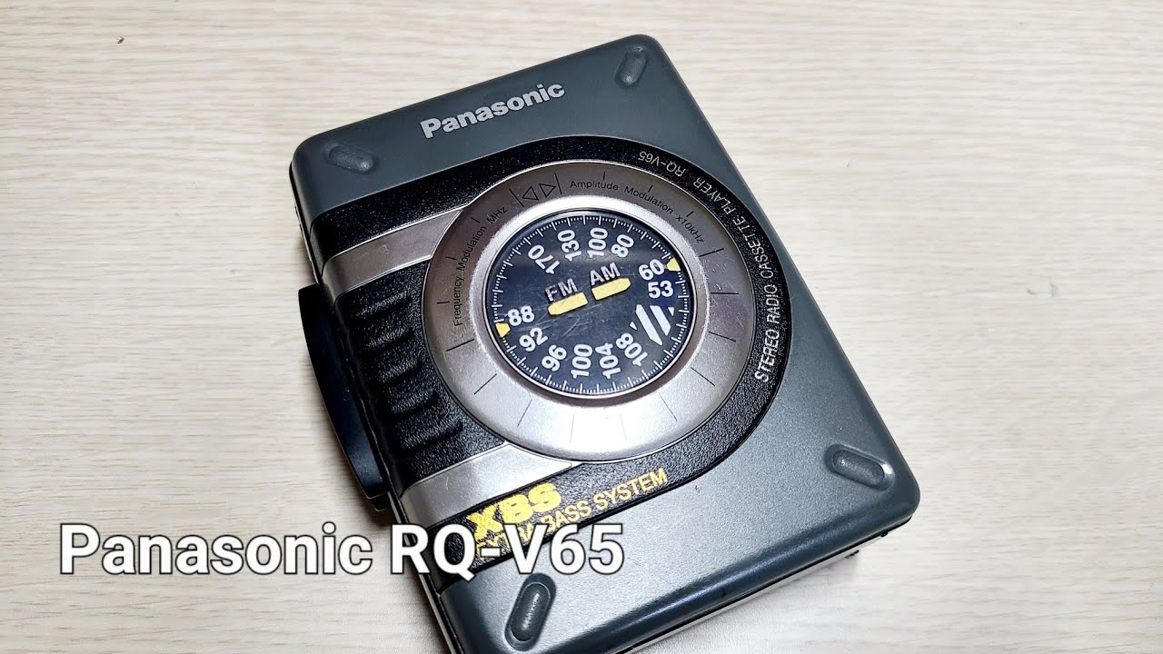 Panasonic RQ-V65 Cassette Walkman 워크맨 - YouTube