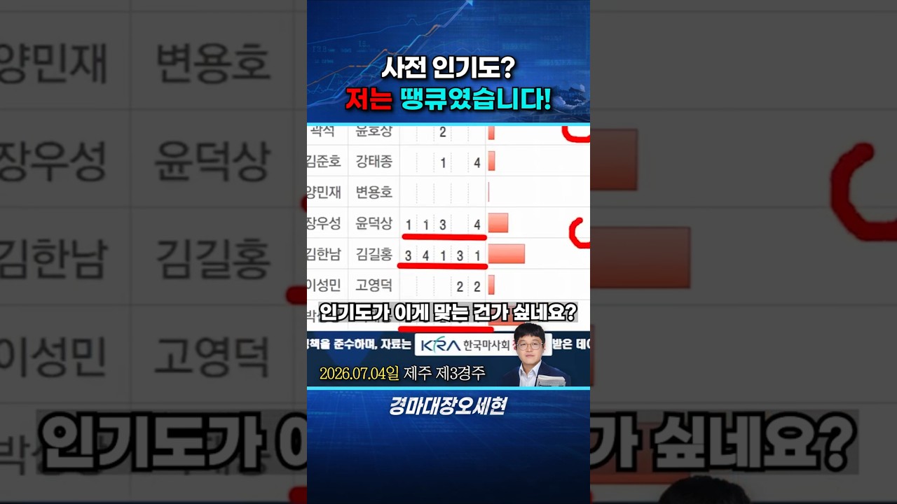 사전인기도?오히려 저는 땡큐입니다!