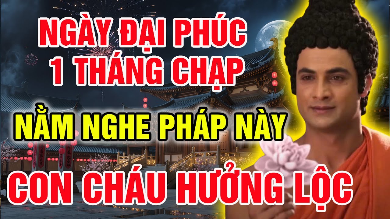 THÁNG CHẠP TÍCH ĐỨC - NẰM NGHE KINH NÀY PHÚC BÁU VỀ TAY, CON CHÁU HƯỞNG LỘC