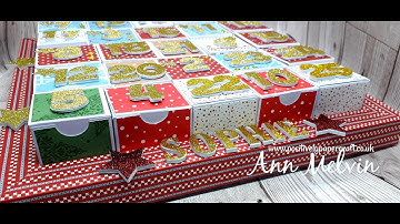 12 X12" Shadow Box Advent Calendar! NO DIES REQUIRED!