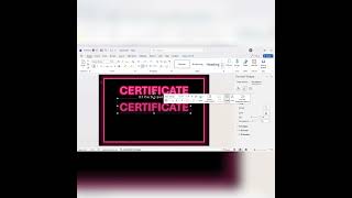 Certificate of Participation Design in Microsoft Word