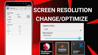 How To Screen Resolution Changer/Optimize ! Max FPS Fix Lag - No Root
