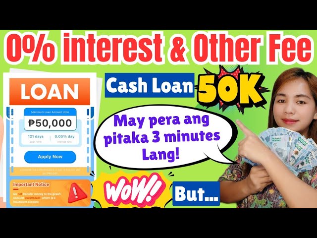 Cash Loan na 0% interest & Other fee w/ ₱50,000 amount kaya lang.. Let's Try nga! class=
