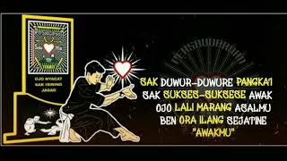Lirik lagu Nandes Jeru, Versi PSHT Keren Abisss ✌️😍