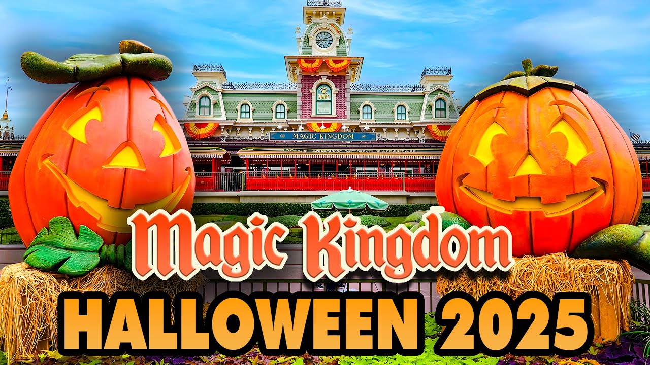 Magic Kingdom Halloween 2025 - Walt Disney Walkthrough, Rope Drop, & Rides [4K POV]