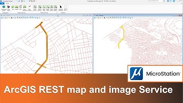 Working with the Esri ArcGIS REST map and image Service in MicroStation 2023.1