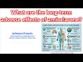 What are the long term adverse effects of amiodarone?